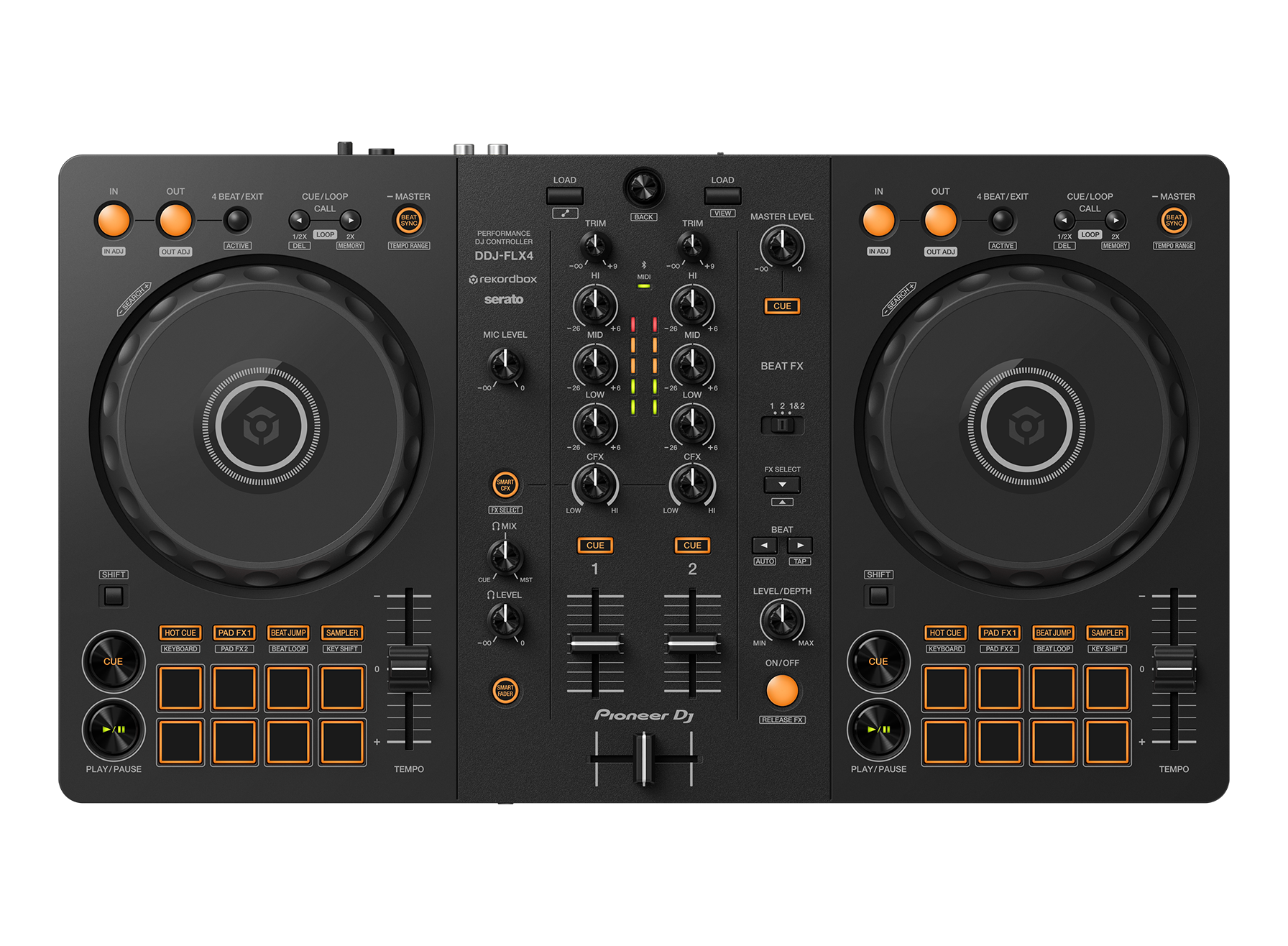DJ mieten Frankfurt - Pioneer DJ DDJ-FLX4 Controller