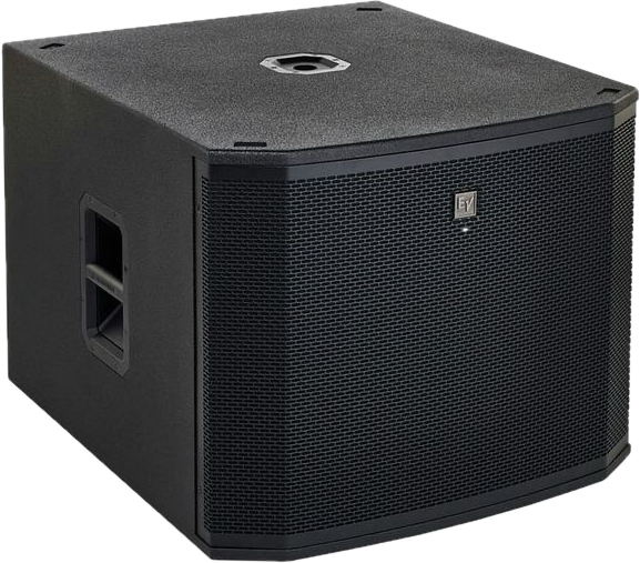 Subwoofer mieten Frankfurt - ETX-18SP Anschlussfeld und DSP