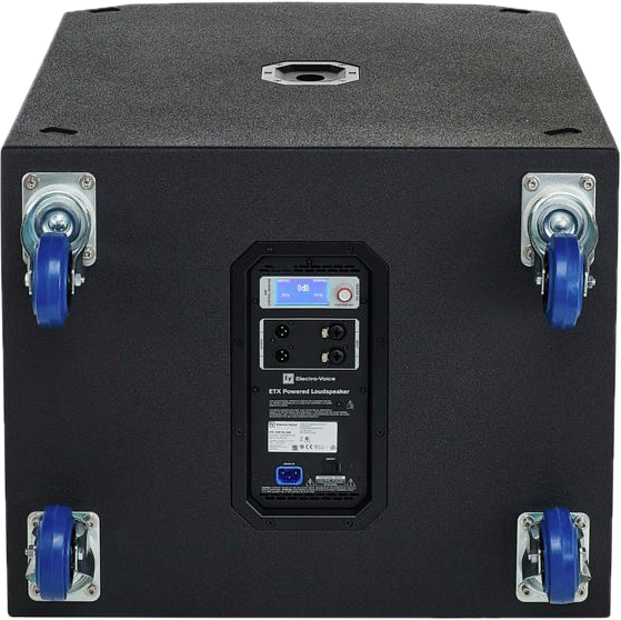 Subwoofer mieten Frankfurt - ETX-18SP im Setup mit Tops